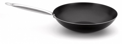 Frigideira Wok 34 Profissional Antiaderente de Alumnio com Cabo